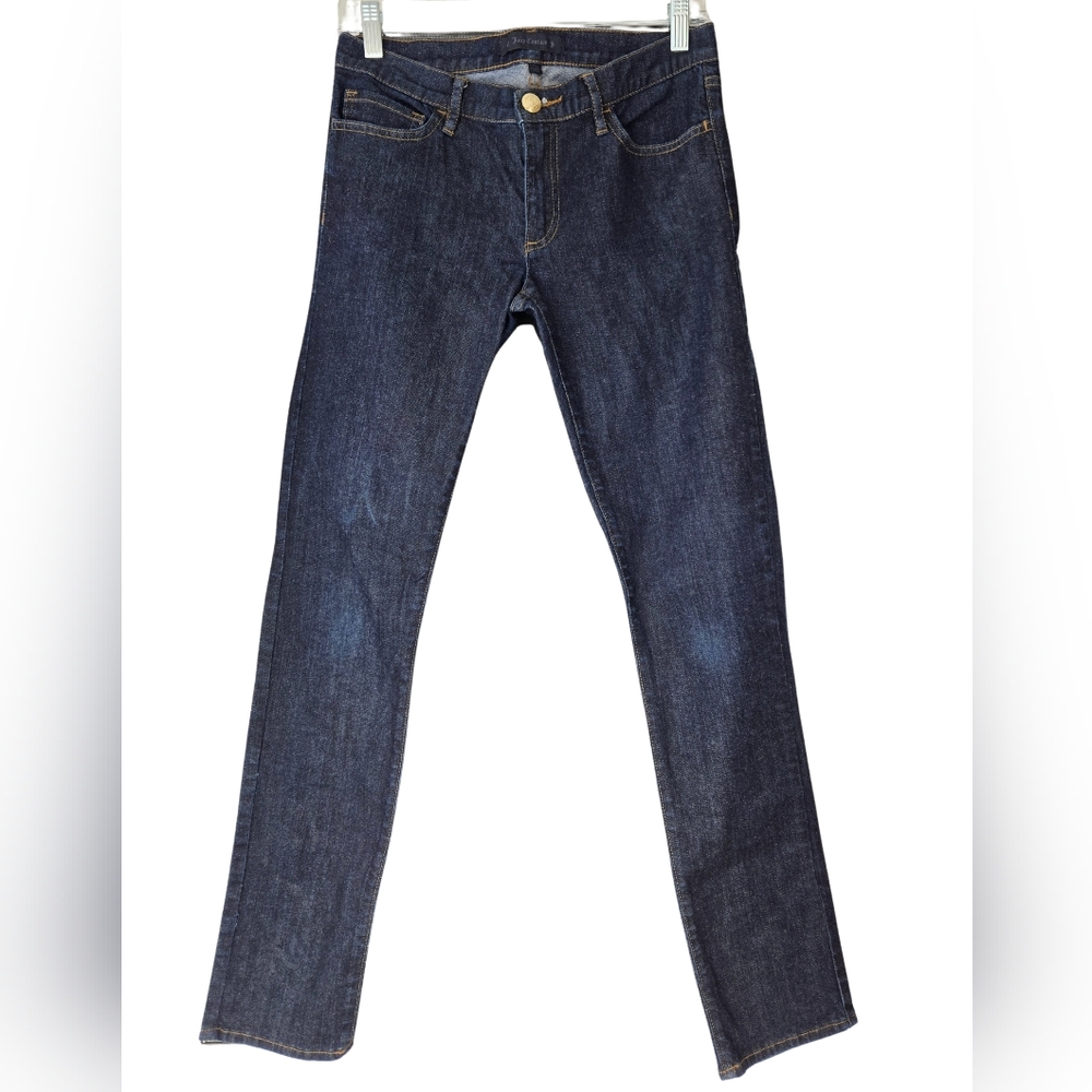 Juicy Couture Y2K Size 28 Skinny Dark Blue Jeans Mid Rise Women's